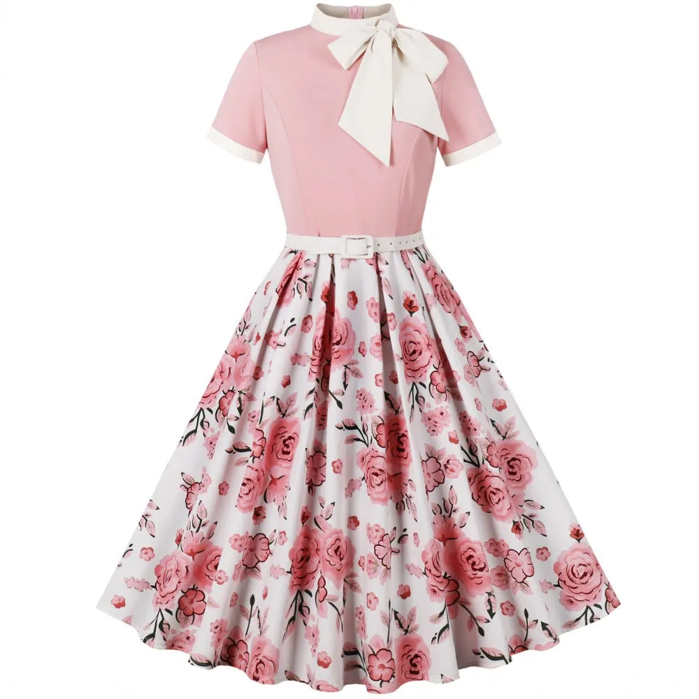 Robe américaine vintage rose