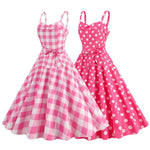 Robe année 50 pink - Vignette | StyleVintage™ 