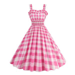 Robe année 50 pink - Vignette | StyleVintage™ 