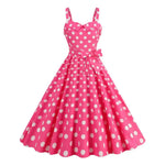 Robe année 50 pink - Vignette | StyleVintage™ 