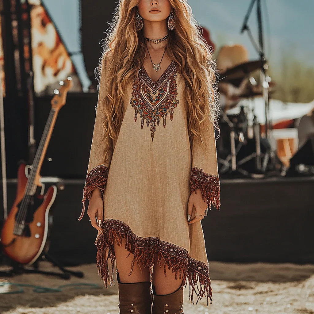 Robe année 70 vintage rock