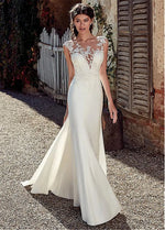 Robe de mariage vintage sirène - Vignette | StyleVintage™ 