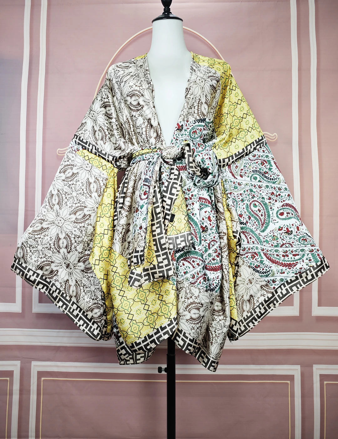 Robe de plage vintage gris