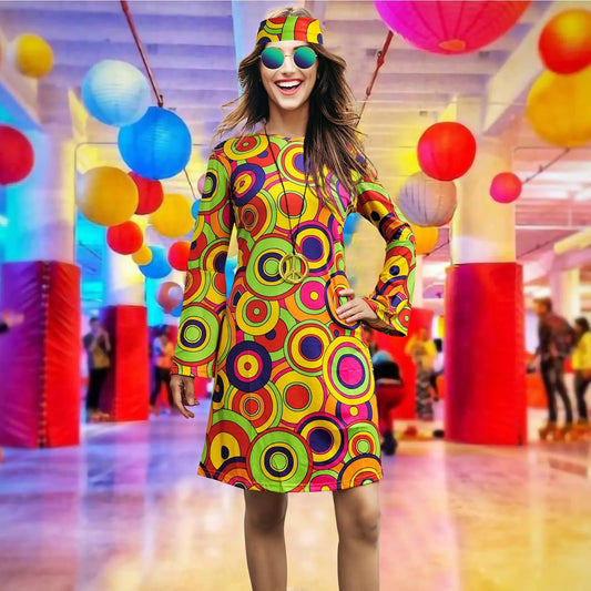 Robe de soirée hippie vintage