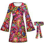 Robe de soirée hippie vintage - Vignette | StyleVintage™ 