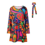 Robe de soirée hippie vintage - Vignette | StyleVintage™ 