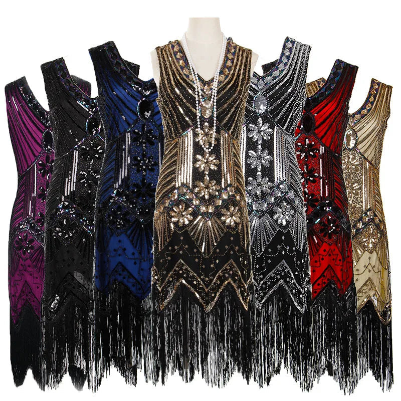 Robe de soirée vintage année 20