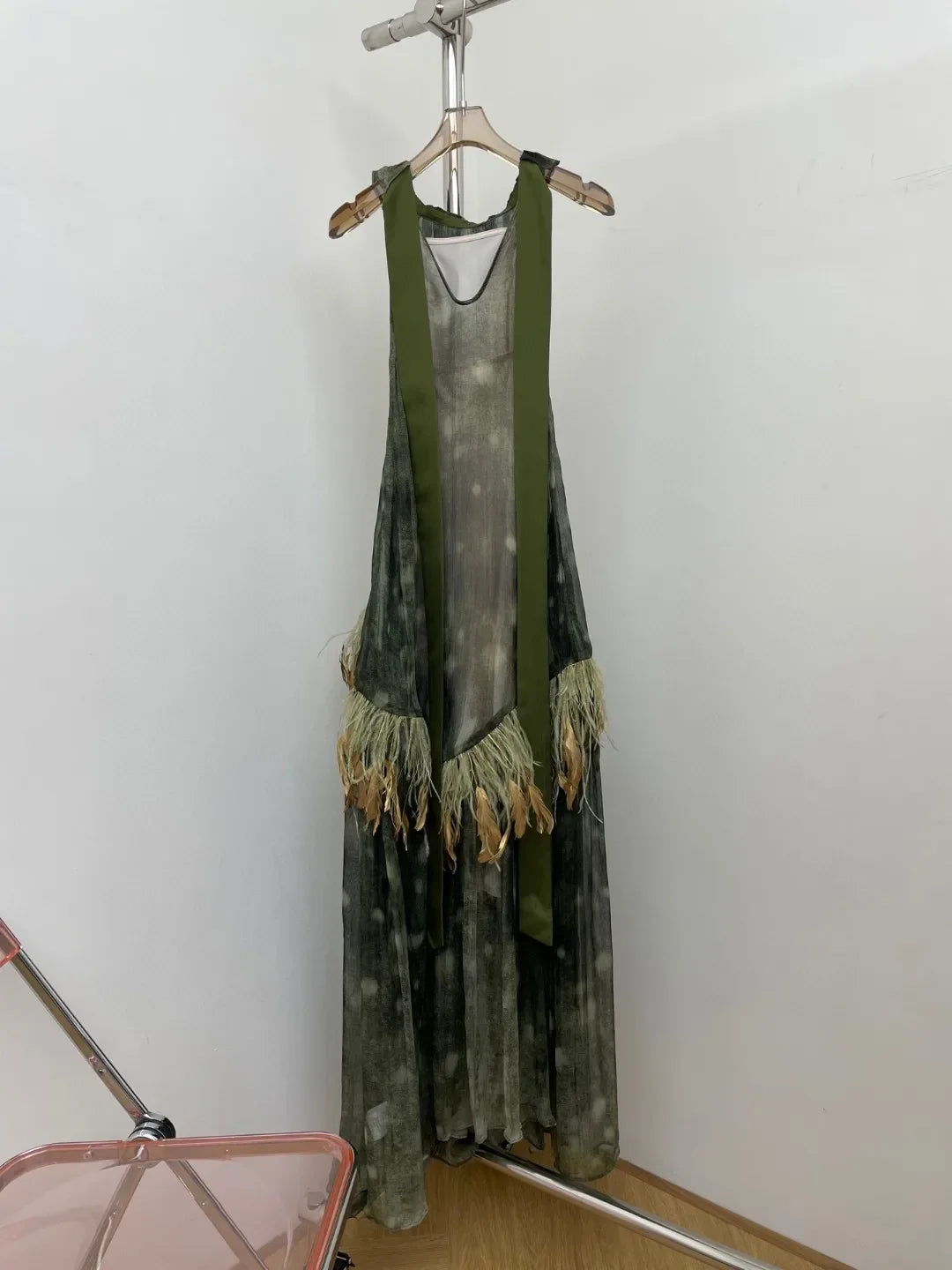 Robe en soie vintage
