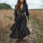 Robe longue vintage - Vignette | StyleVintage™ 