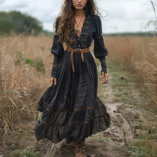 Robe longue vintage