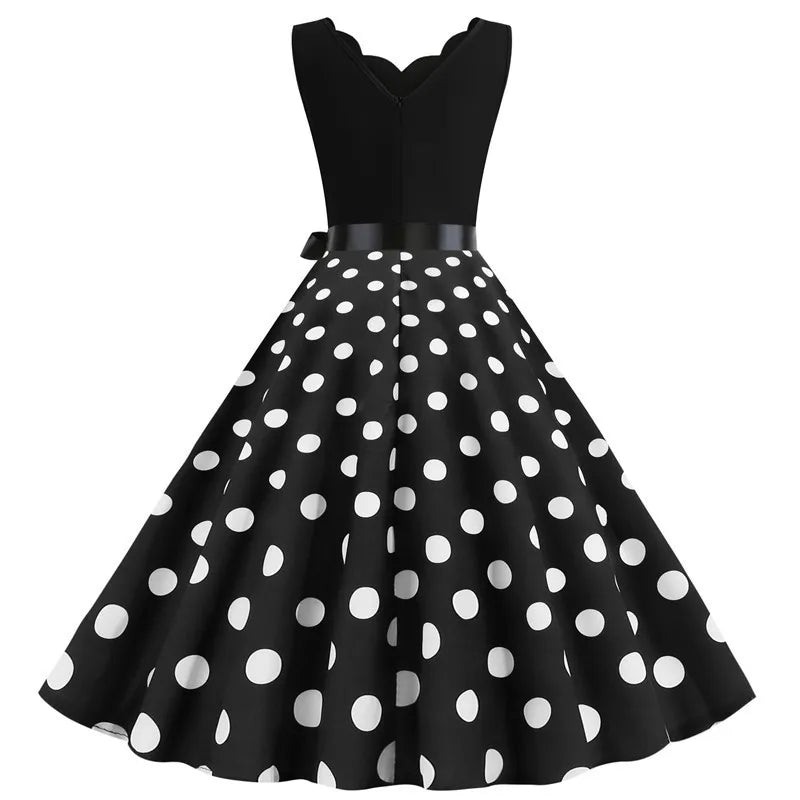 Robe vintage année 50 arrière
