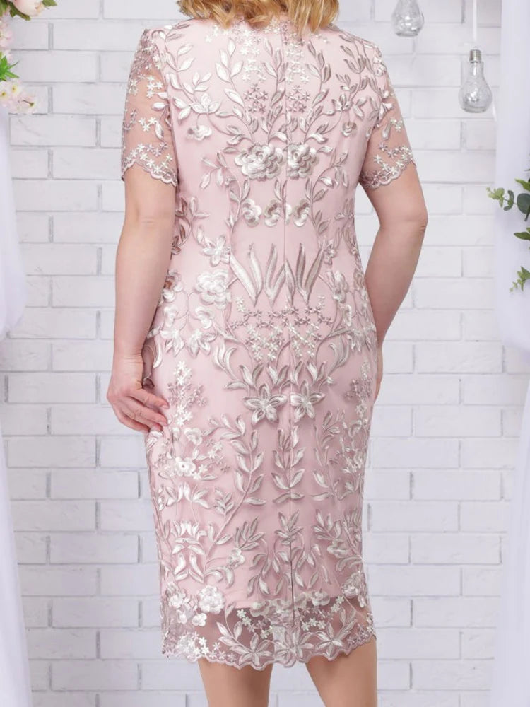 Robe vintage grande taille arrière