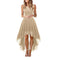 Robe vintage love beige