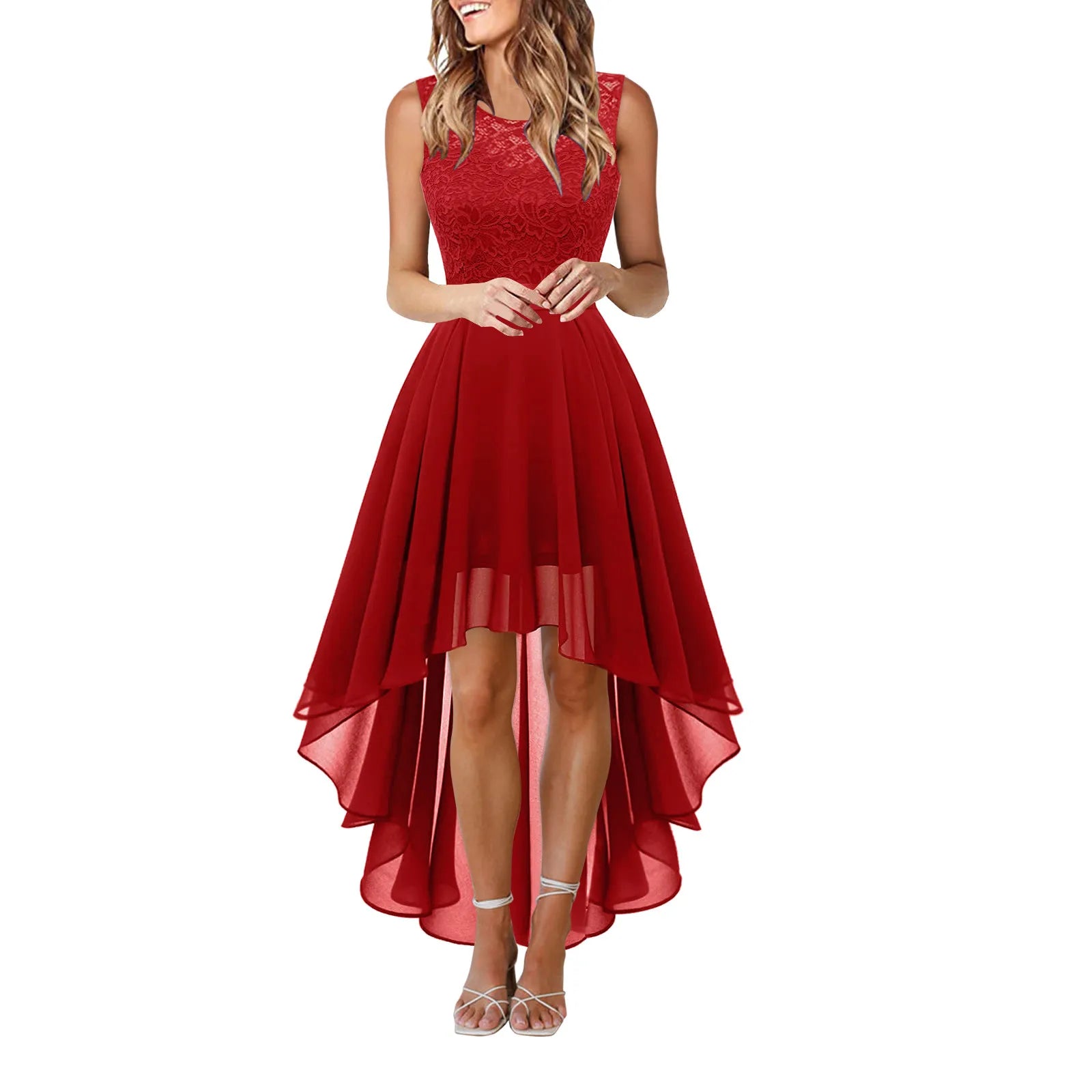 Robe vintage love rouge