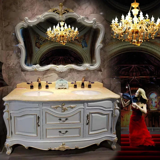 meuble salle de bain vintage