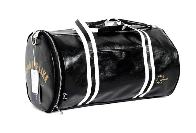 Sac de sport vintage noir