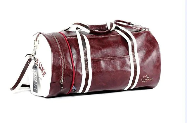 Sac de sport vintage rouge