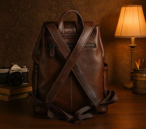 Sac à dos rétro vintage dos