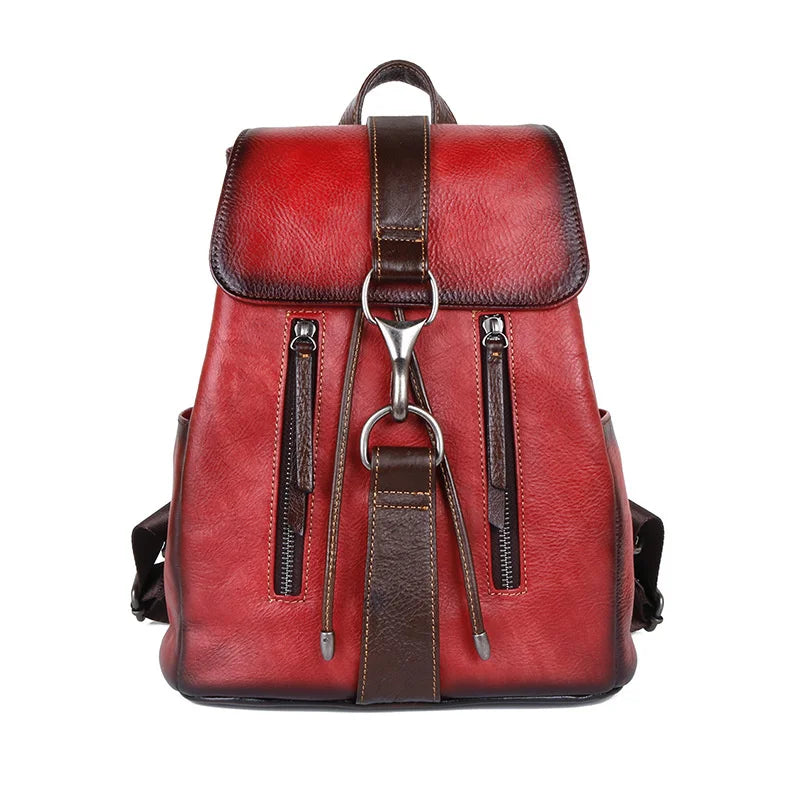 Sac à dos rétro vintage rouge