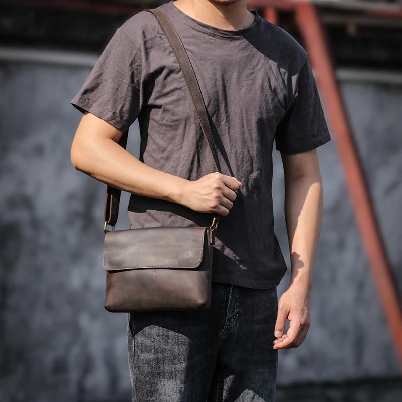 Sac homme vintage avant