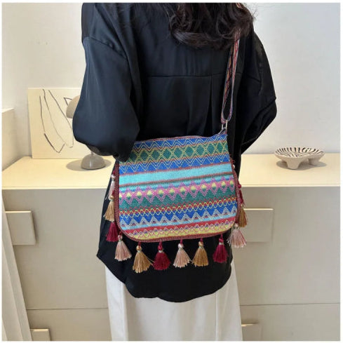 Sac à main vintage année 70 dos