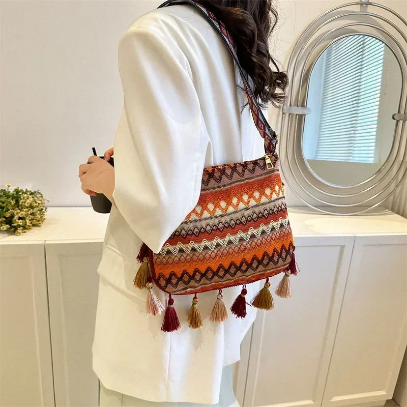 Sac à main vintage annee 70 blanc