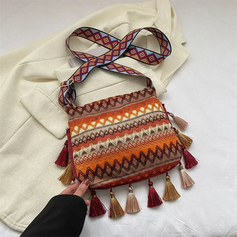 Sac à main vintage annee 70 marron
