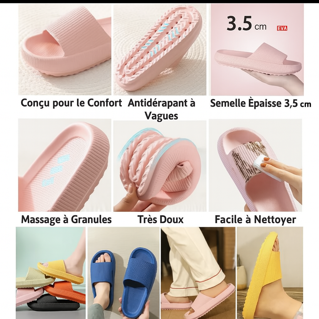 Sandale vintage antidérapant caractéristique