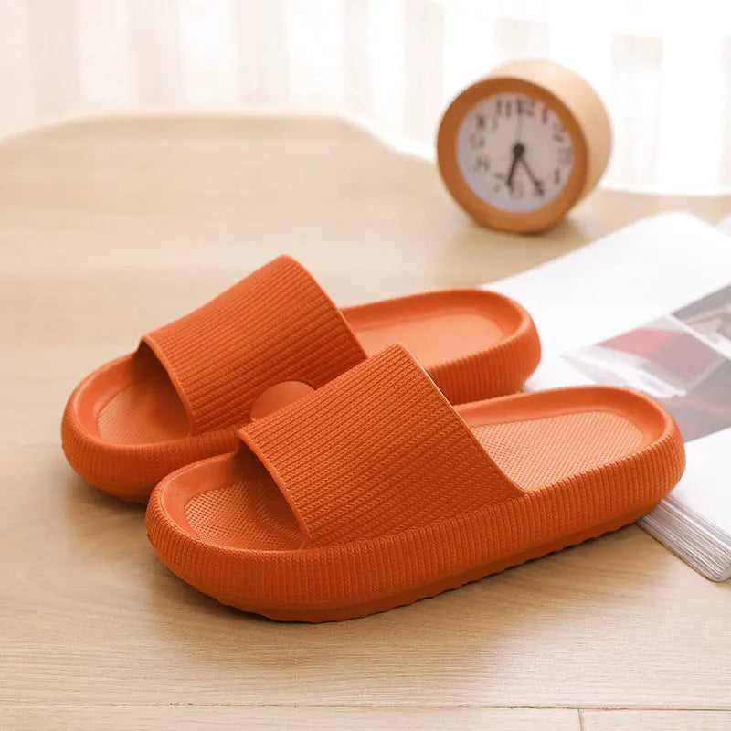 Sandale vintage antidérapant orange