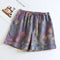Short femme vintage violet
