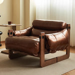 Sofa en cuir de luxe vintage - Vignette | StyleVintage™ 