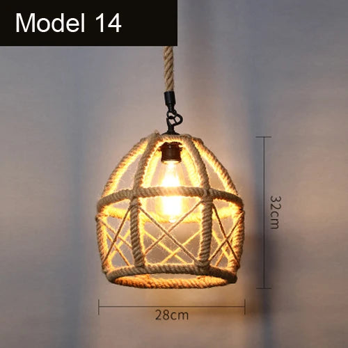 Suspension corde vintage 28 cm