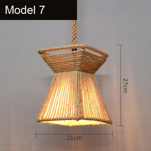 Suspension corde vintage style vintage