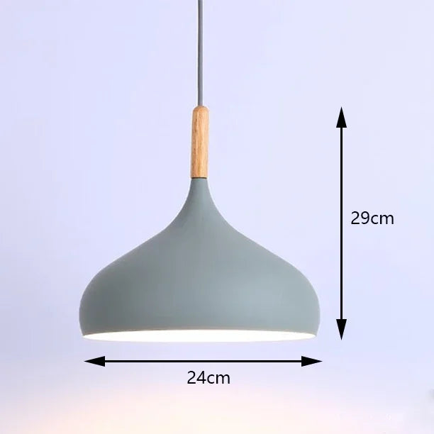 Suspension cuisine vintage gris