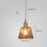 Suspension en verre vintage - Vignette | StyleVintage™ 