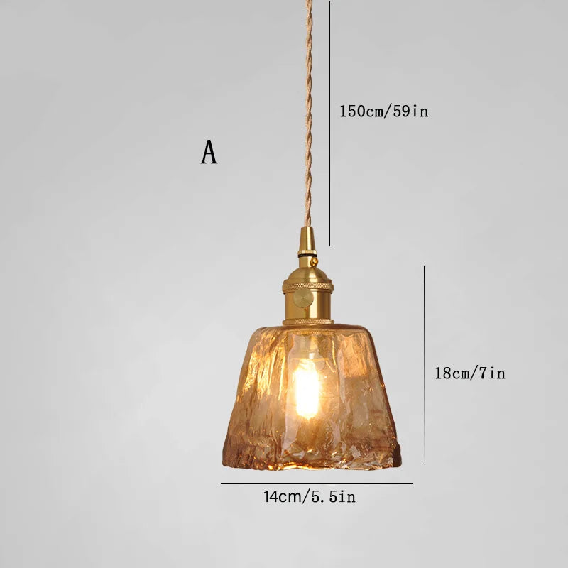 Suspension en verre A