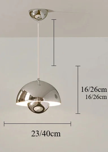 Suspension nordique vintage argent