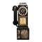 Téléphone mural vintage noir