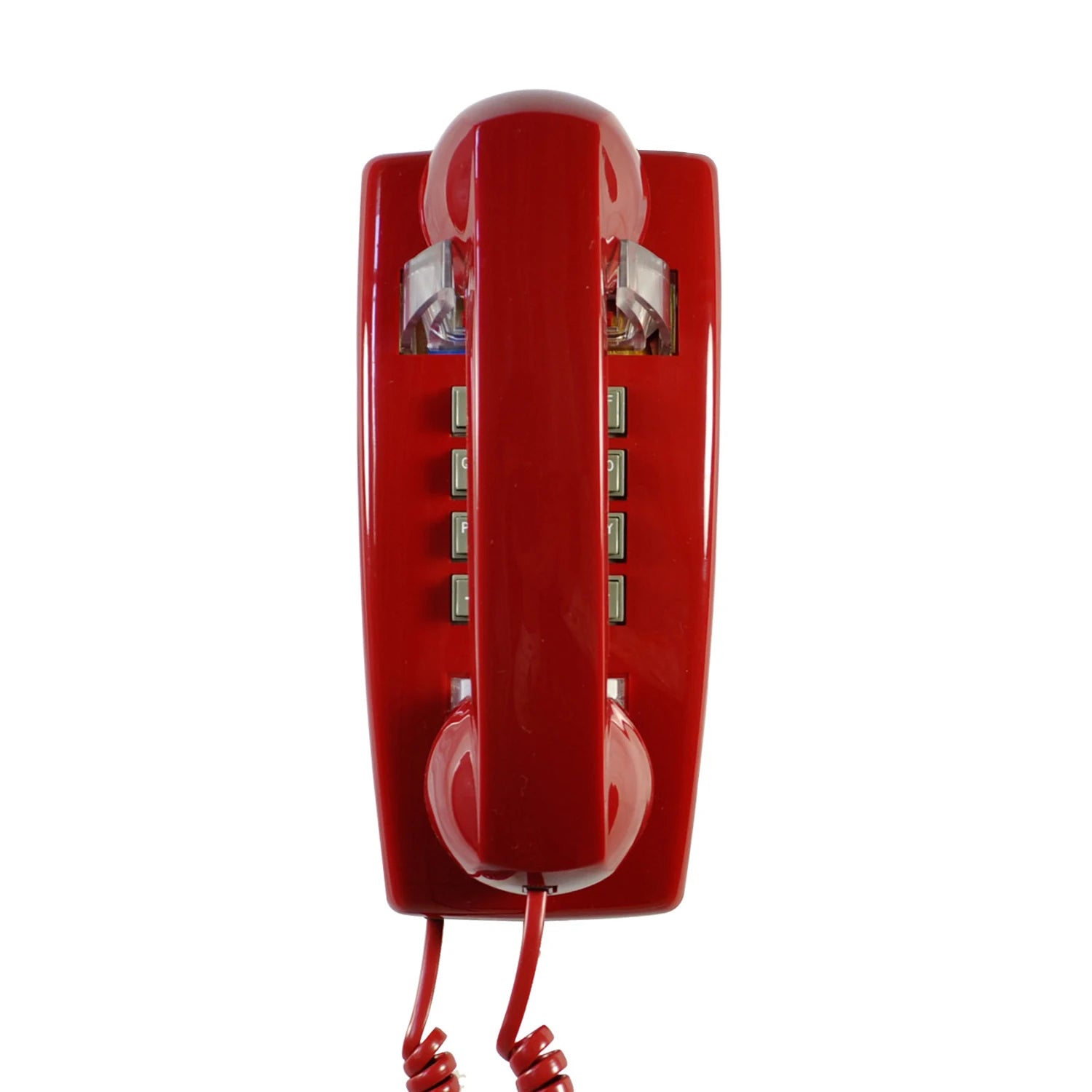 Téléphone murale rouge vintage