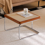 Table basse vintage en rotin - Vignette | StyleVintage™ 