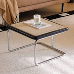 Table basse vintage en rotin - Vignette | StyleVintage™ 