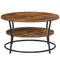 Table ronde vintage fond blanc