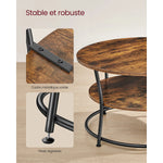 Table ronde vintage - Vignette | StyleVintage™ 