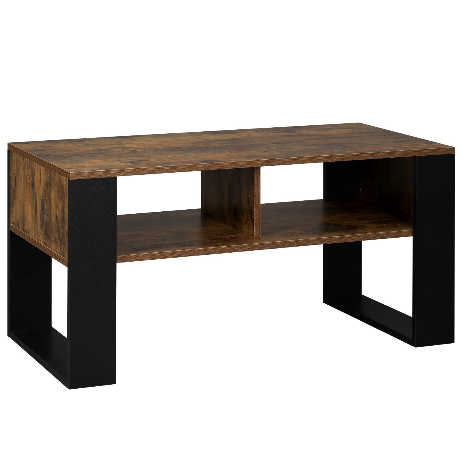 Table salon vintage marron