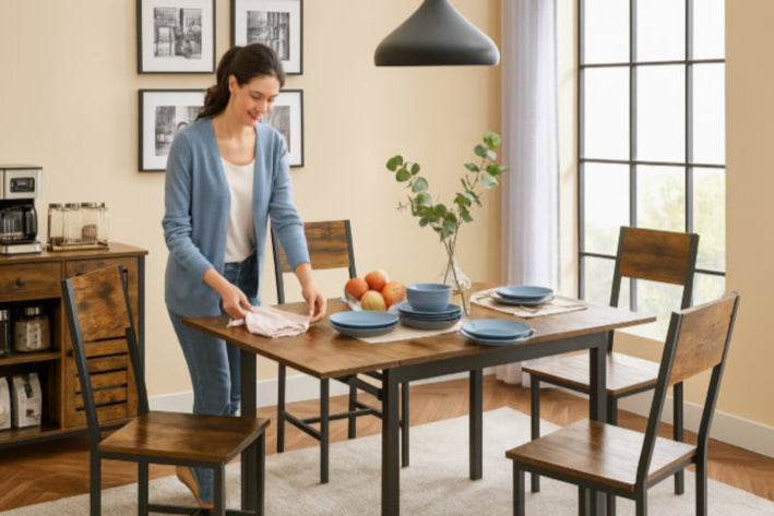 Table scandinave vintage maman 
