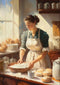 Tableau cuisine vintage cuisinière