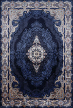 Tapis bleu vintage - Vignette | StyleVintage™ 