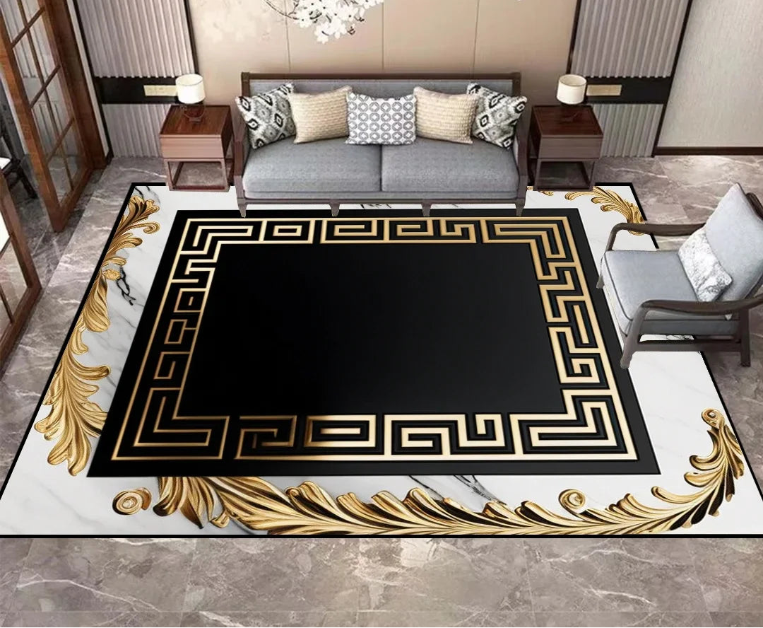 Tapis effet marbre vintage  sol