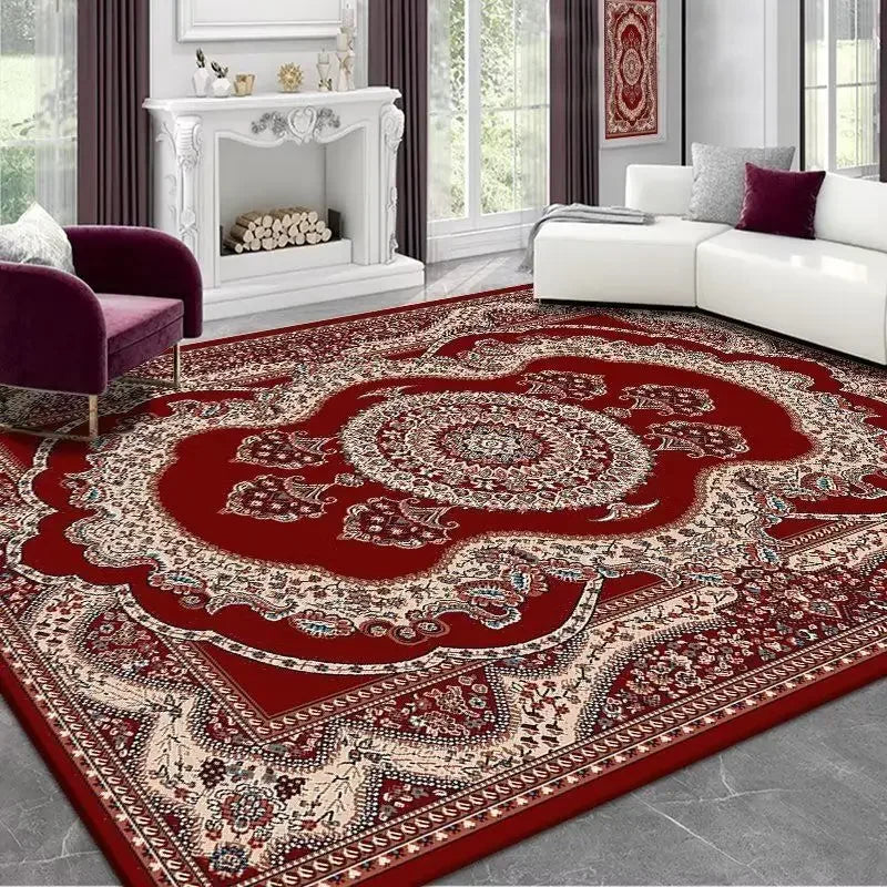 Tapis vintage rouge perse