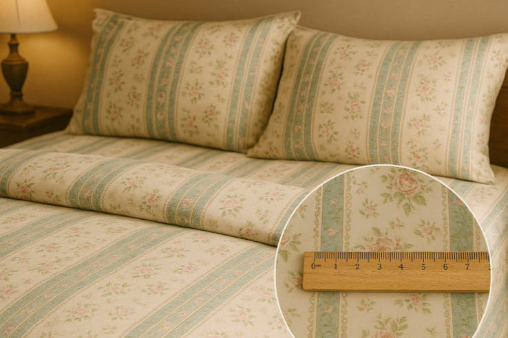 Tissu vintage annee 70 vert